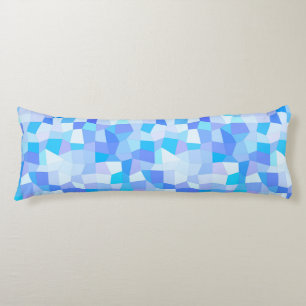 Bright Blues Mosaic Body Cushion