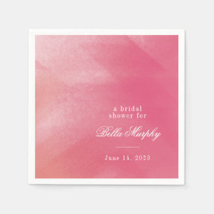 Bright Boho Ombre Bridal Shower Napkin