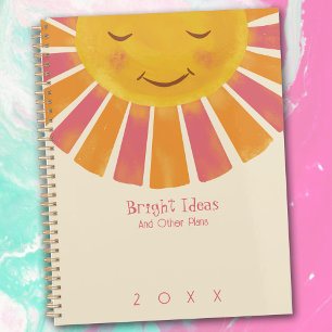 Bright, Boho Sunshine, Cute Yearly Planner