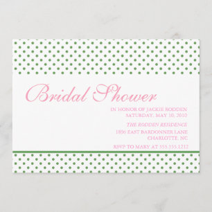 bright & bold bridal shower invitation