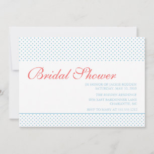 bright & bold bridal shower invitation