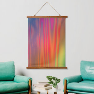 Bright Bold Colourful Abstract Art Hanging Tapestry