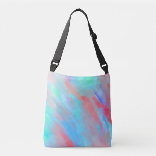 Bright Bold Original Abstract Colourful Arty Crossbody Bag