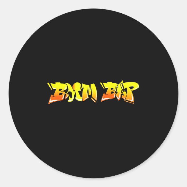 Bright Boom  Classic Round Sticker (Front)