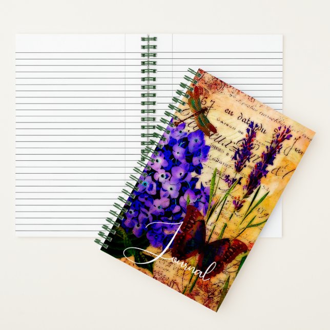 Bright botanical personalised journal (Inside)