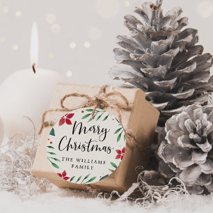 Bright Boughs Christmas Gift or Favour Tags