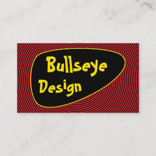 Bright Bullseye Business Card
