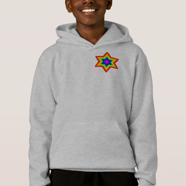Bright Burst™ Boys' Fleece Zip Hoodie (Front)