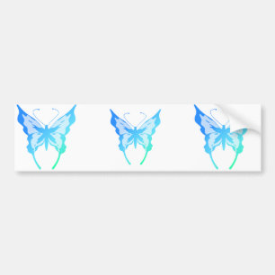 Bright Butterflies Bumper Sticker