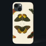 Bright Butterflies by Pieter Cramer iPhone 13 Case<br><div class="desc">These bright butterflies are extremely colorful in their presentation. An amazing piece by Pieter Cramer, it would make an excellent gift for the nature lover in your life!</div>