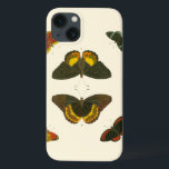 Bright Butterflies by Pieter Cramer iPhone 13 Case<br><div class="desc">These bright butterflies are extremely colorful in their presentation. An amazing piece by Pieter Cramer,  it would make an excellent gift for the nature lover in your life!</div>