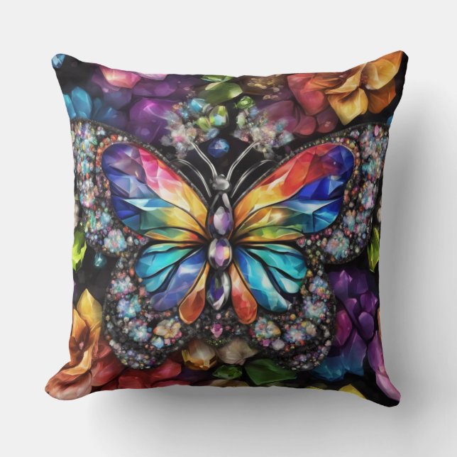 Bright Butterfly  Cushion (Front)