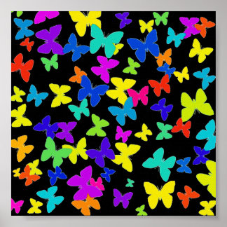 Bright Butterfly Poster Print