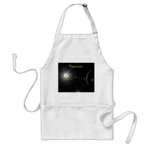 Bright Capricorn Standard Apron