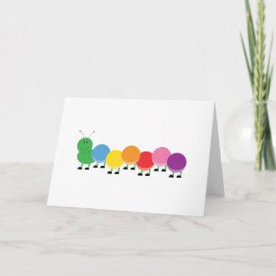 Bright Caterpillar Card