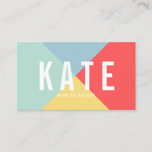 Bright Cheerful Colours Mummy Card