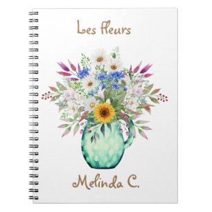 Bright & Cheerful Summer Flowers Notebook