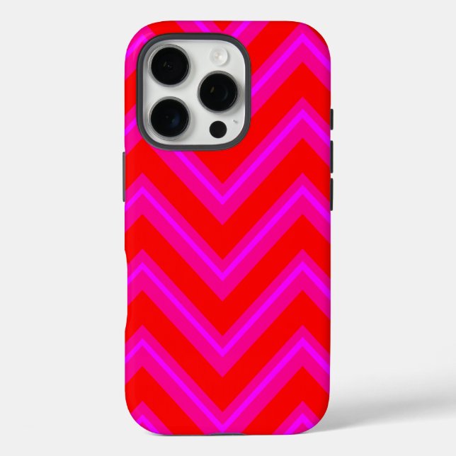 Bright Chevron Pattern Design Case-Mate iPhone Case (Back)