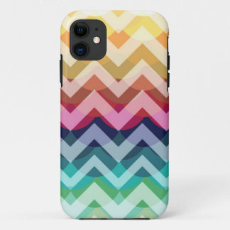 Bright Chevron Scallop Summer Pattern iPhone 5 11 Case