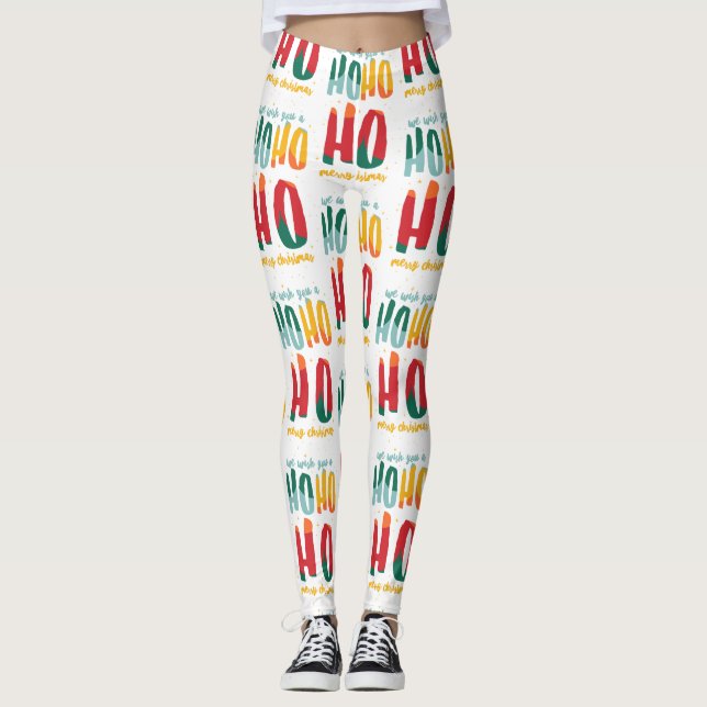 BRIGHT CHRISTMAS/ALT COLOR WAY LEGGINGS (Front)