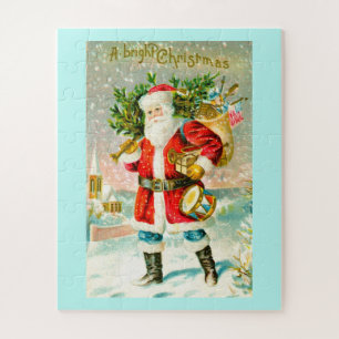 Bright Christmas festive art Jigsaw Puzzle