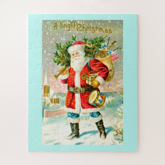Bright Christmas festive art Jigsaw Puzzle (Vertical)
