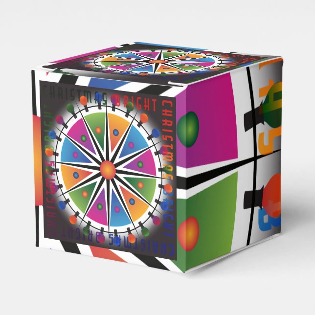 Bright Christmas Gift Box (Front Side)