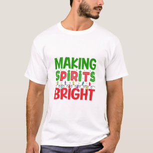 Bright Christmas Spirit Family T-Shirt