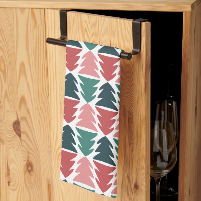 Bright Christmas Tree Kitchen Towel (Thirds Fold)