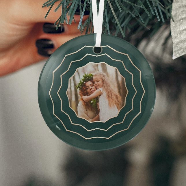 Bright Circle | Holiday Photo Glass Tree Decoration (Creator Uploaded)