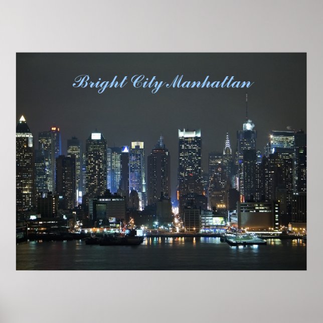 Bright City Manhattan Poster (Front)