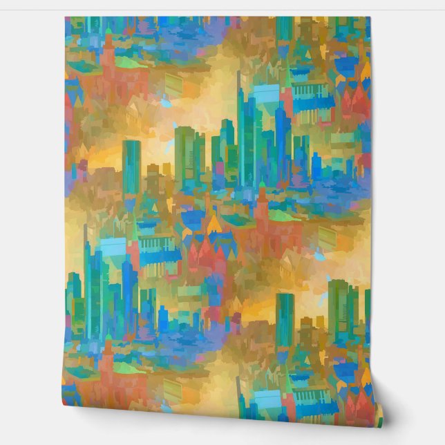 Bright City Wallpaper (Unrolling)