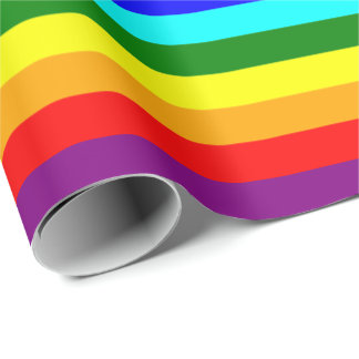 Bright Classic Rainbow Wrapping Paper