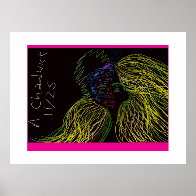 Bright Colored Puppet Poster (Front)