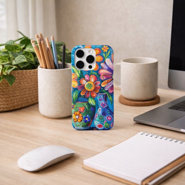 Bright Colorful Floral iPhone Case (Creator Uploaded)