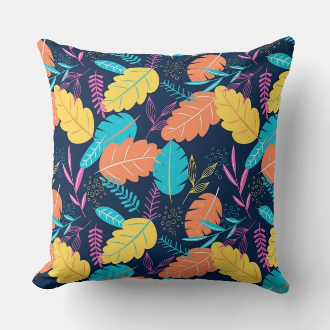 Bright colour pillow design  (Front)