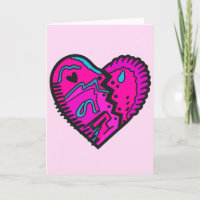 Bright Coloured 80's Themed Greeting 