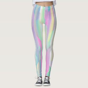 bright coloured abstract leggings