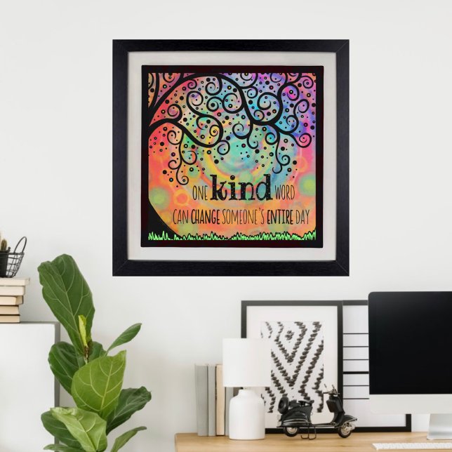 Bright coloured “One Kind Day” Poster (Creator Uploaded)