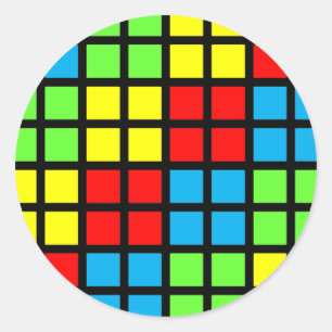 Bright Coloured Optical Illusion Stickers