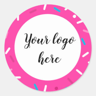 Bright coloured Sprinkle pattern stickers