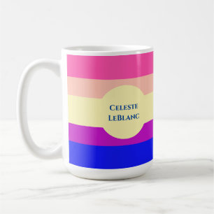 Bright Coloured Stripes-Summer- Coffee Mug