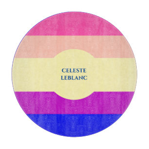 Bright Coloured Stripes-Summer- Cutting Board