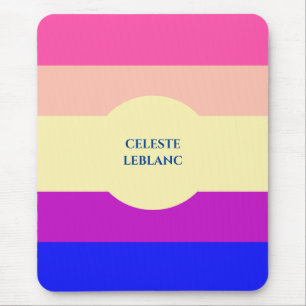 Bright Coloured Stripes-Summer- Mouse Mat