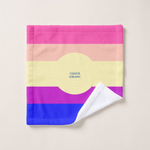 Bright Coloured Stripes-Summer- Wash Cloth