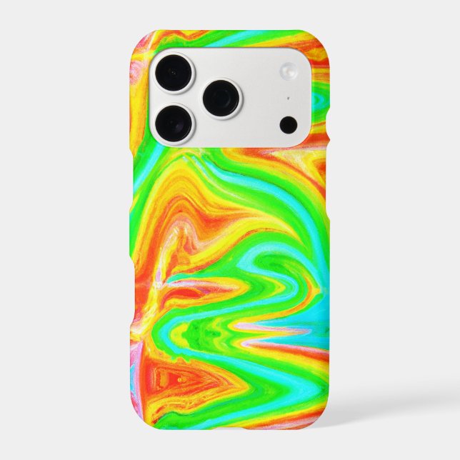 Bright Colourful Abstract Pattern (Back)