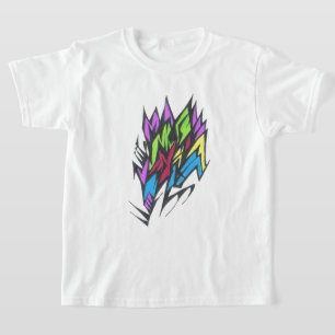 Bright Colourful Abstract Tribal Tattoo Art T-Shirt