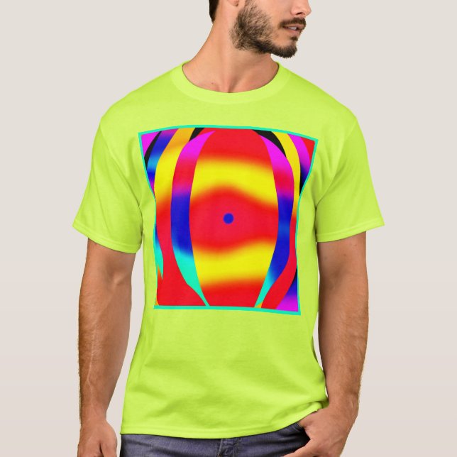  Bright, Colourful and Bold Design T-Shirt (Front)