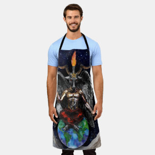 Bright Colourful Baphomet Occult Ascension Apron
