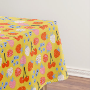 Bright Colourful Berry Fruit Pattern Tablecloth